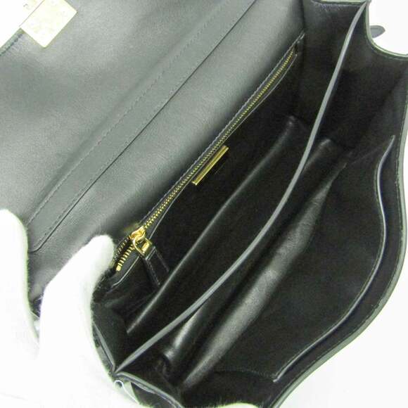 Prada Soft Sound Medium Women's Leather Handbag,Shoulder Bag Black - Picture 3 of 11